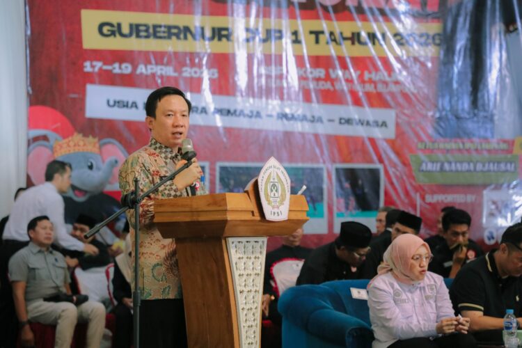 Sekdaprov Marindo Kurniawan Buka Kejuaraan Pencak Silat Gubernur Cup I Tahun 2026, Ajang Pembinaan Generasi Muda dan Pencetak Atlet Berprestasi