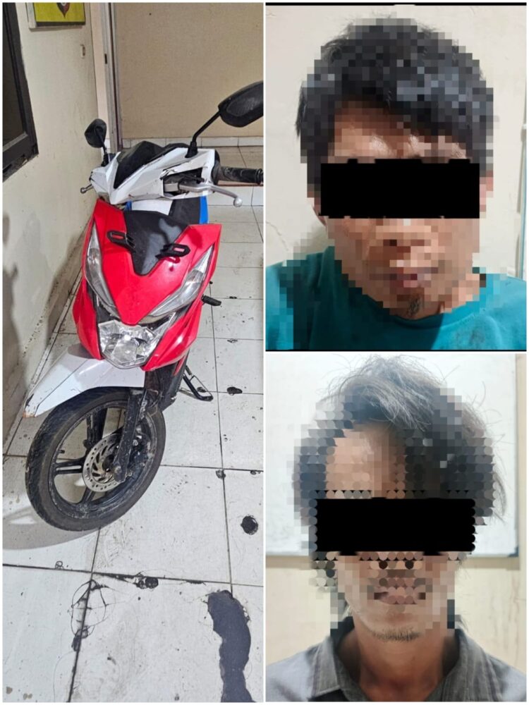 Beraksi di Delapan TKP Wilayah Simpang Pematang, Dua Pelaku Curanmor Dibekuk Polisi