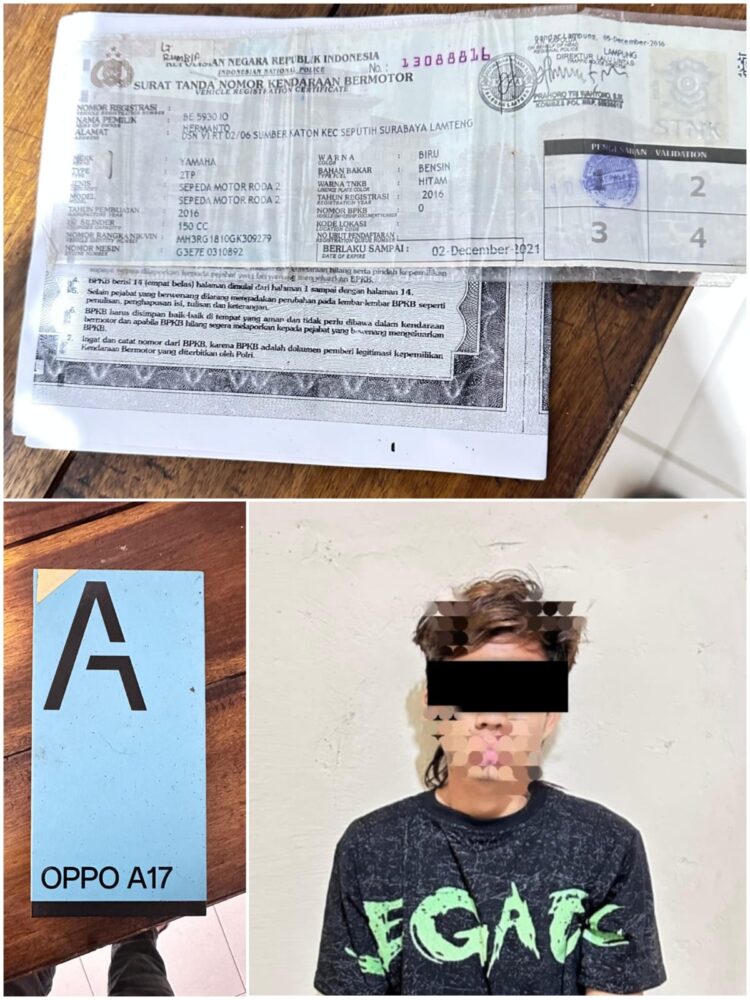 Beraksi Di 7 TKP, Tiga Pelaku Curat di Ringkus Unit Reskrim Polsek Simpang Pematang dan Tekab 308 Polres Mesuji