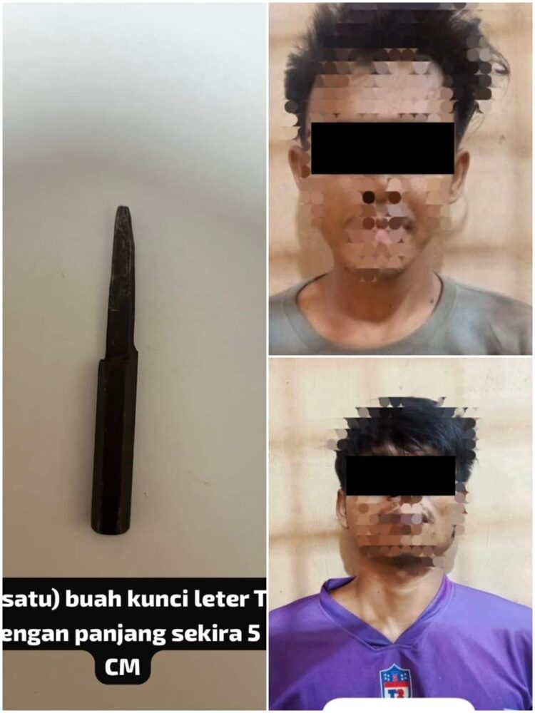 Beraksi Di 5 TKP, Pelaku Curas Diringkus Tim Gabungan Polsek Simpang Pematang dan Tekab 308 Polres Mesuji