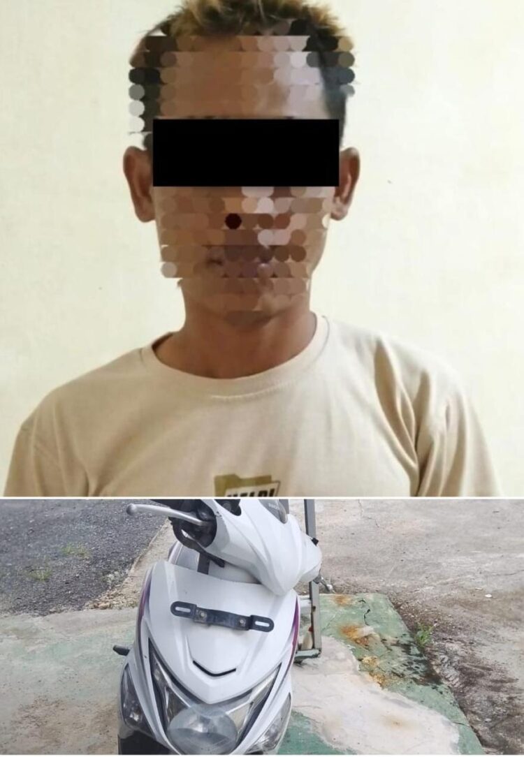 Pelaku Curanmor Asal OKI, Dibekuk Tim Gabungan Polsek Way Serdang dan Tekab 308 Polres Mesuji