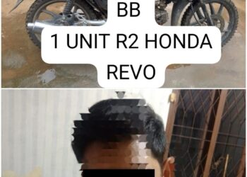 Satreskrim Polsek Tanjung Raya dan Tekab 308 Polres Mesuji Ringkus Pelaku Penggelapan Sepeda Motor
