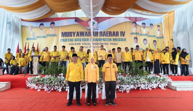 Terpilih Aklamasi, Haryati Candralela Resmi Nahkodai DPD Partai Golkar Mesuji Periode 2026-2031