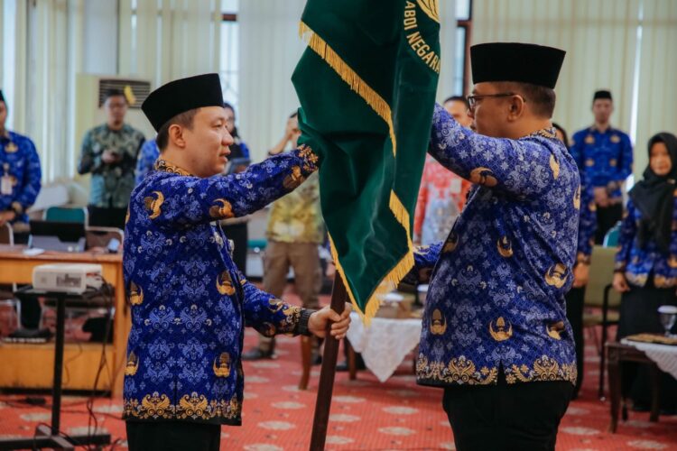 Ketua Dewan Pengurus Korpri Marindo Kurniawan Kukuhkan Dewan Pengurus Korpri PAW Kabupaten Way Kanan Masa Bakti 2023-2028, Tekankan Soliditas dan Peran Kemanusiaan