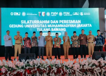 Wagub Jihan Nurlela Dampingi Mendikdasmen Abdul Mu’ti Resmikan Kampus Universitas Muhammadiyah Jakarta di Kabupaten Tulang Bawang, Berdiri di Lokasi Bekas Universitas Megou Pak