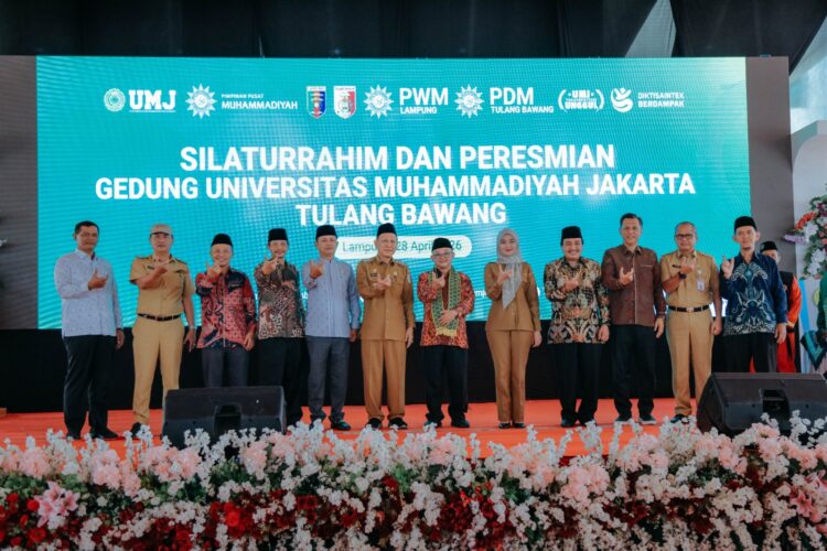 Wagub Jihan Nurlela Dampingi Mendikdasmen Abdul Mu’ti Resmikan Kampus Universitas Muhammadiyah Jakarta di Kabupaten Tulang Bawang, Berdiri di Lokasi Bekas Universitas Megou Pak