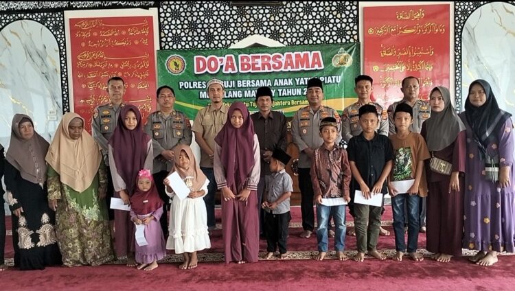 Menjelang May Day 2026, Jajaran Polres Mesuji Gelar Doa Bersama dan Santuni Anak Yatim