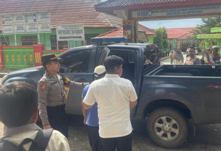 Polres Lampung Utara Amankan Pelaku Aksi Tak Senonoh di SMPN 7 Kotabumi