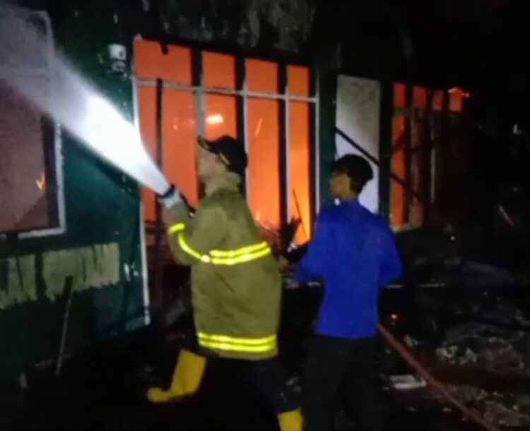 Tragis, Kebakaran Di Kotabumi, 1 Korban Tewas Didalam Bangunan Rumah