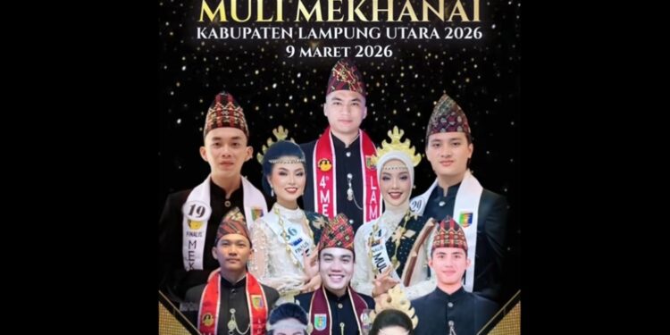 Ajang Bergengsi, 59 Peserta Ikuti pemilihan Muli Mekhanai Lampung Utara 2026