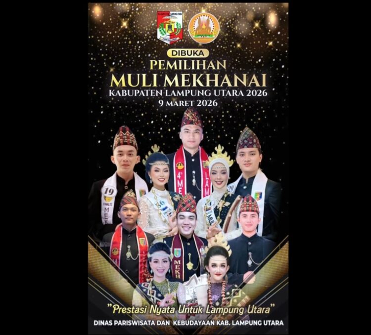 Ajang Bergengsi, 59 Peserta Ikuti pemilihan Muli Mekhanai Lampung Utara 2026
