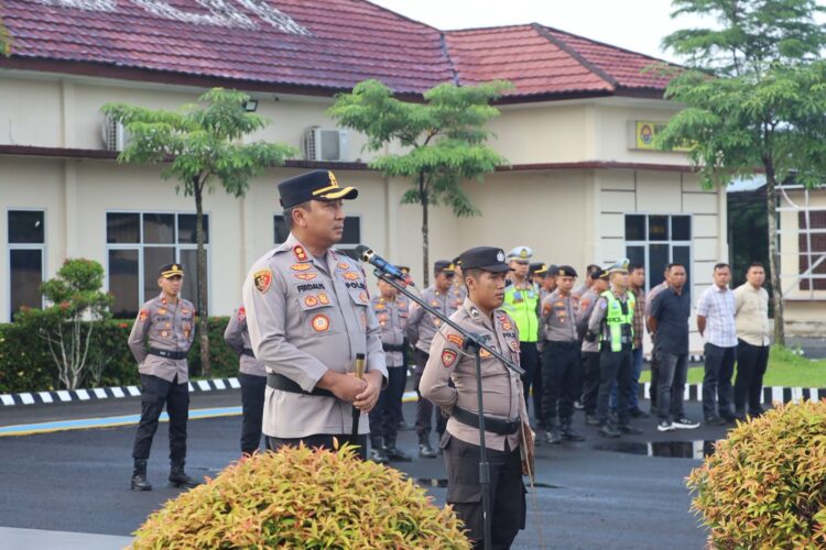 Pimpin Apel Siaga May Day, Kapolres Mesuji Ajak Warga Tetap Jaga Kondusifitas