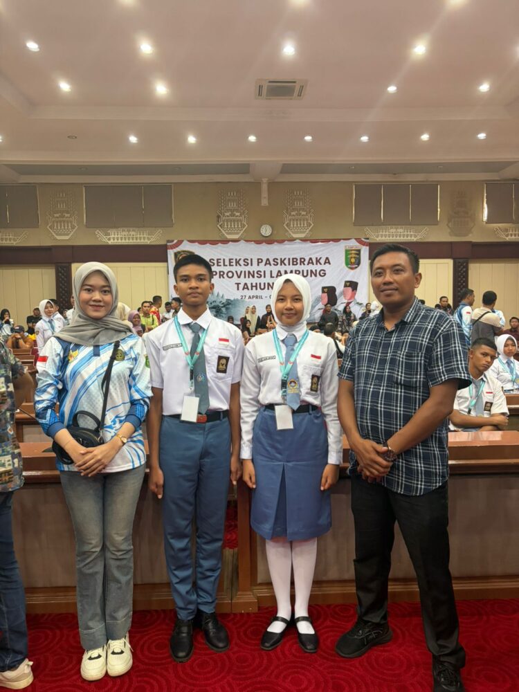 Dua Pelajar Tubaba Lolos Paskibraka Fauzan Masuk Cadangan Nasional
