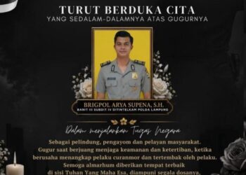 Gugur Dalam Tugas, Brigadir Arya Supena Ditembak Pelaku Curanmor