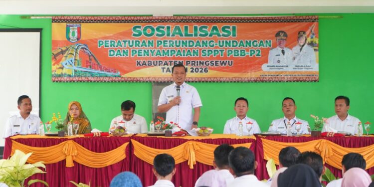 Bupati Pringsewu Dorong Kesadaran Masyarakat Melalui Sosialisasi Kebijakan Perpajakan Daerah