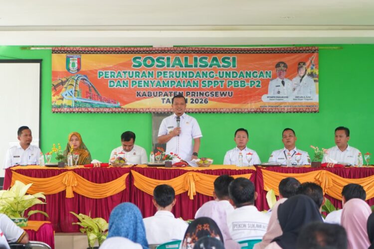 Bupati Pringsewu Dorong Kesadaran Masyarakat Melalui Sosialisasi Kebijakan Perpajakan Daerah