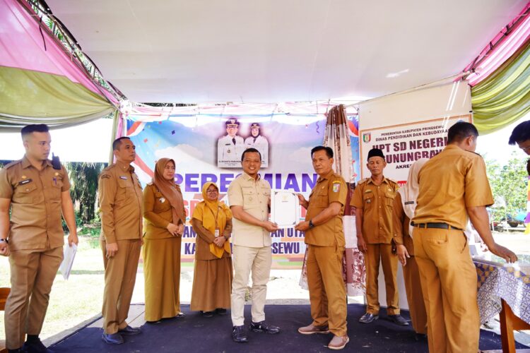Bupati Pringsewu Resmikan UPT SD Negeri 1 Gunungraya sebagai Sekolah Definitif