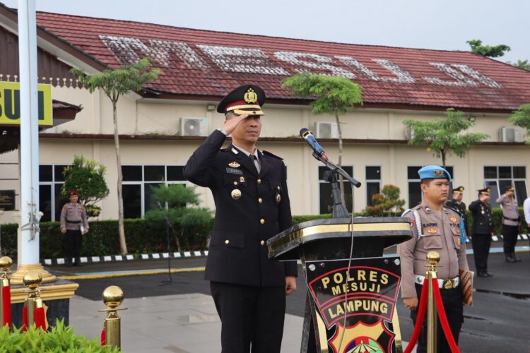 Polres Mesuji Gelar Upacara Peringatan Hari Kebangkitan Nasional ke 118