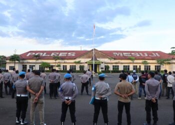 Jelang Idul Adha 1447 H, Polres Mesuji Gelar Apel Kesiapan Pengamanan Malam Takbir
