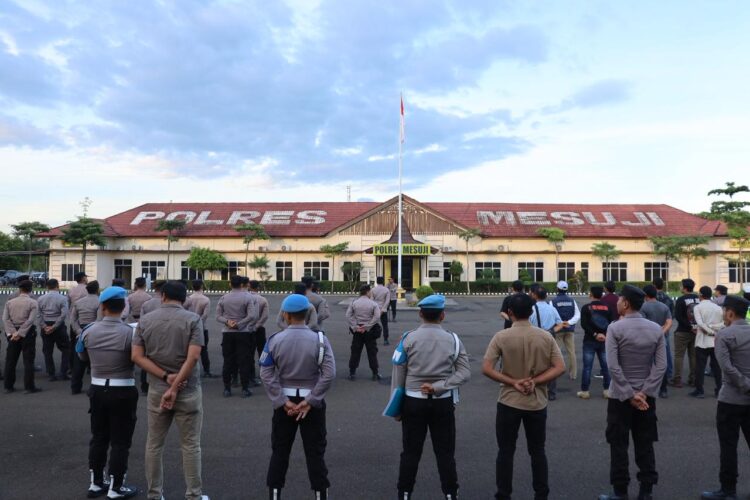 Jelang Idul Adha 1447 H, Polres Mesuji Gelar Apel Kesiapan Pengamanan Malam Takbir