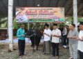 Polres Mesuji Sembelih Hewan Kurban 6 Ekor Sapi dan 13 Ekor Kambing