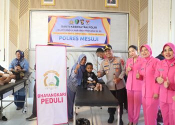 Meriahkan Hari Bhayangkara Ke-80, Polres Mesuji Hadirkan Kesehatan, Kesejahteraan dan Kebersamaan Bagi Rakyat