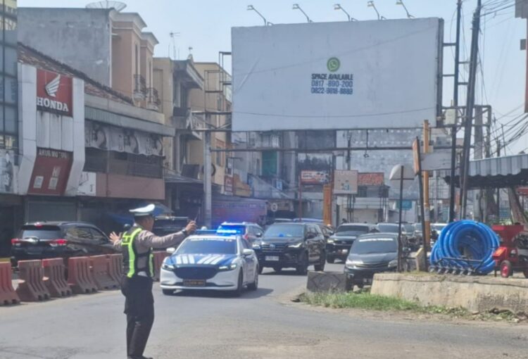 Ratusan Aparat Gabungan Amankan Kunjungan Kerja Wamensos RI di Pringsewu