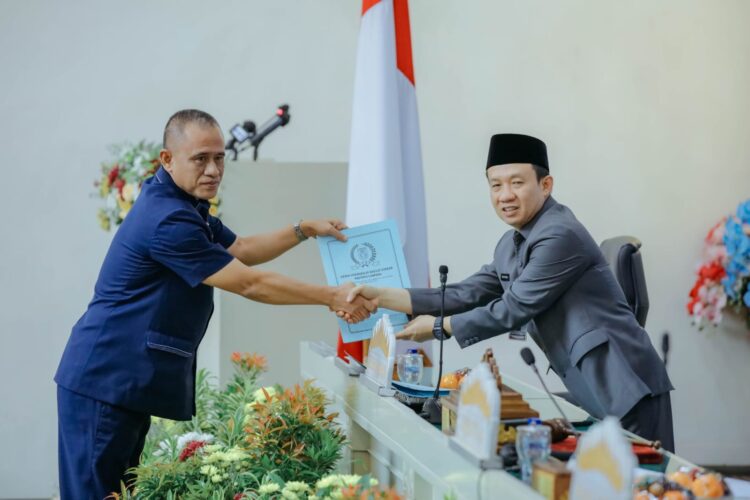 Sekdaprov Marindo Kurniawan Hadiri Rapat Paripurna DPRD terkait Perubahan Program Pembentukan Peraturan Daerah Provinsi Lampung Tahun 2026