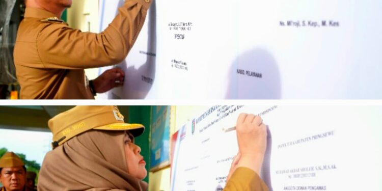 Bupati Pringsewu Canangkan Zona Integritas RSUD Pringsewu