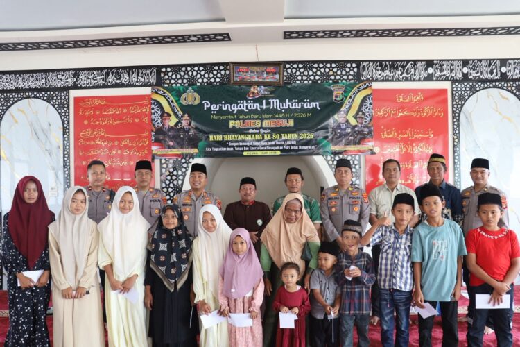 Peringati Tahun Baru Islam 1 Muharam 1448 H, Polres Mesuji Gelar Doa Bersama dan Santuni Anak Yatim
