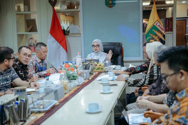 Wagub Jihan Nurlela Pimpin Rapat Penyempurnaan Jelang Peluncuran Lampung In Versi 2, Perkuat Transformasi Layanan Publik Berbasis Digital