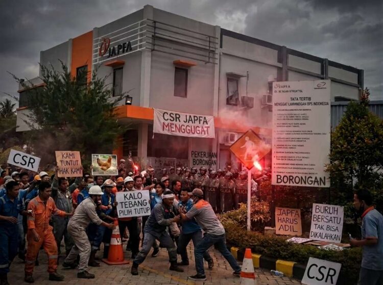 219 Orang Kepala Keluarga Bertahun-tahun Kerja di PT Ciomas Japfa Food Terancam Nganggur