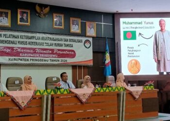 DWP Pringsewu Gelar Rakor, Pelatihan Wirausaha dan Sosialisasi Pencegahan KDRT