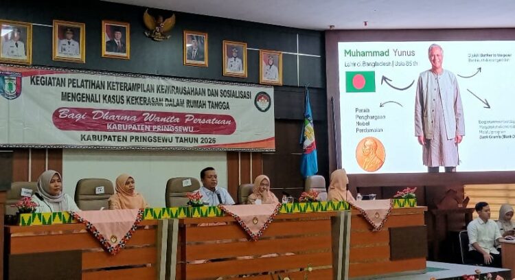DWP Pringsewu Gelar Rakor, Pelatihan Wirausaha dan Sosialisasi Pencegahan KDRT