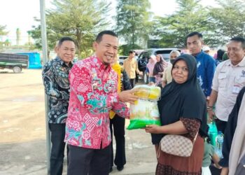 Penetrasi Pasar di Desa Brabasan, Pemkab Mesuji Siapkan 1800 Paket Sembako