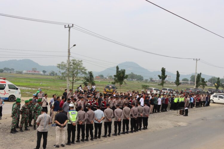 Polres Pringsewu Siagakan 285 Personel Sambut Kunjungan Jokowi ke Maliosewu