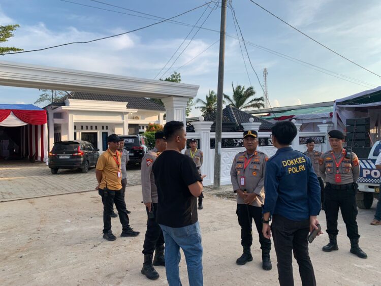 Jelang Kunjungan Presiden RI ke-7 Joko Widodo ke Mesuji, Kapolres Lakukan Pengecekan Menyeluruh Titik Pengamanan