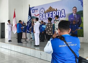 Hadiri Rakerda PAN 2026 di Mesuji, Begini Pesan Irham Jafar Lan Putra