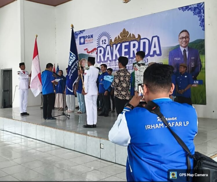Hadiri Rakerda PAN 2026 di Mesuji, Begini Pesan Irham Jafar Lan Putra