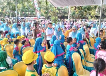 Ratusan Anak Ikuti Lomba Gebyar Paud, Peringati HUT Lampura Ke 80