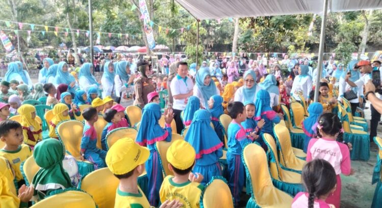 Ratusan Anak Ikuti Lomba Gebyar Paud, Peringati HUT Lampura Ke 80