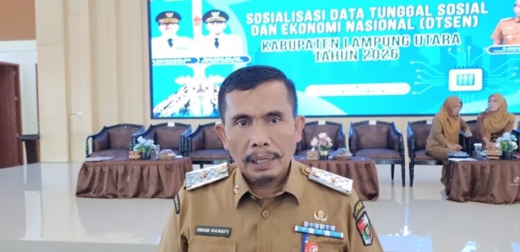 Sosialisasikan DTSEN, Kadis Sosial Lampura Tegaskan Penerima Bantuan Harus Tepat Sasaran