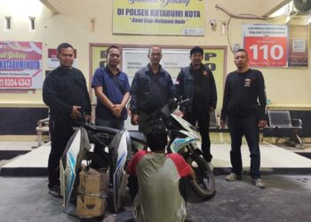 Pelaku Maling Motor Di Parkiran MPP Kotabumi Ditangkap Polisi