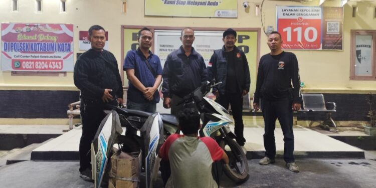 Pelaku Maling Motor Di Parkiran MPP Kotabumi Ditangkap Polisi