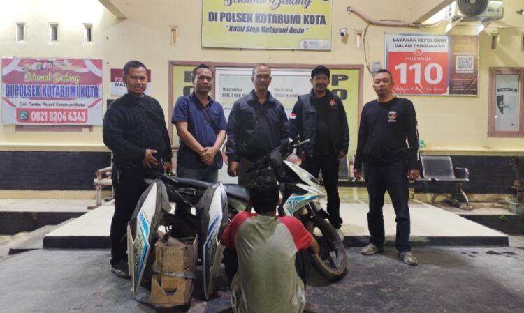 Pelaku Maling Motor Di Parkiran MPP Kotabumi Ditangkap Polisi