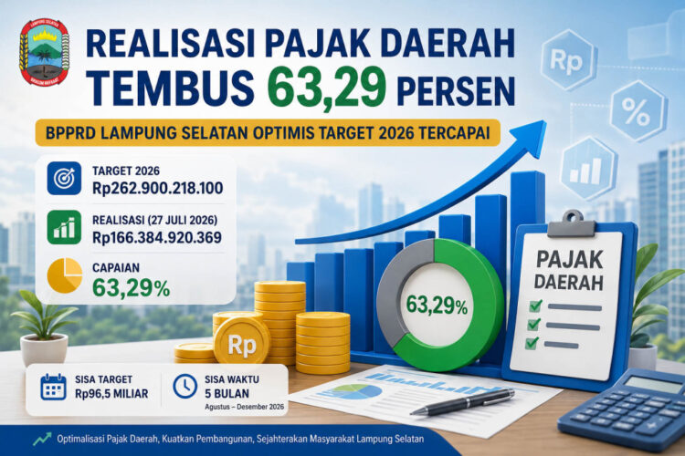 Pajak Tembus 63,29 Persen, BPPRD Optimis Targer tercapai di tahun 2026