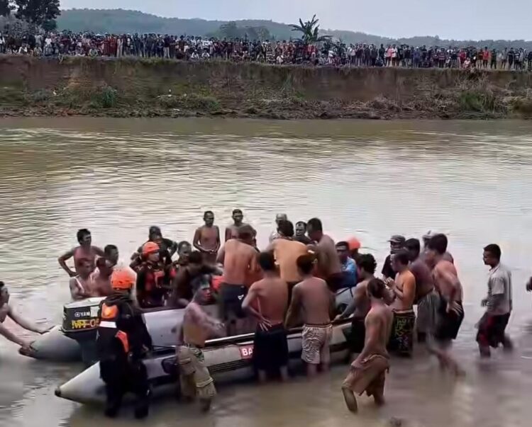 Dua Remaja yang Hanyut di Way Sekampung Ditemukan Meninggal Dunia