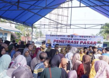 Kendalikan Inflasi, Pemkab Tubaba Gelar Pasar Murah
