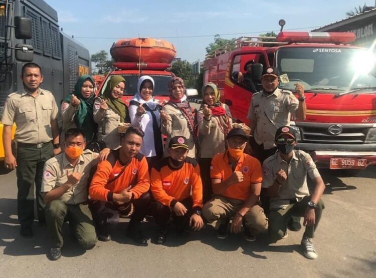 Khawatir Dampak Kekeringan BPBD Siagakan 10 Personil Rescue Dan Satu armada Tangki Air.