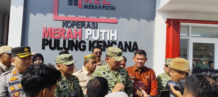 Wakil Bupati Tubaba Sambut Kunjungan Pangdam XXI/RI Tinjau KDKMP